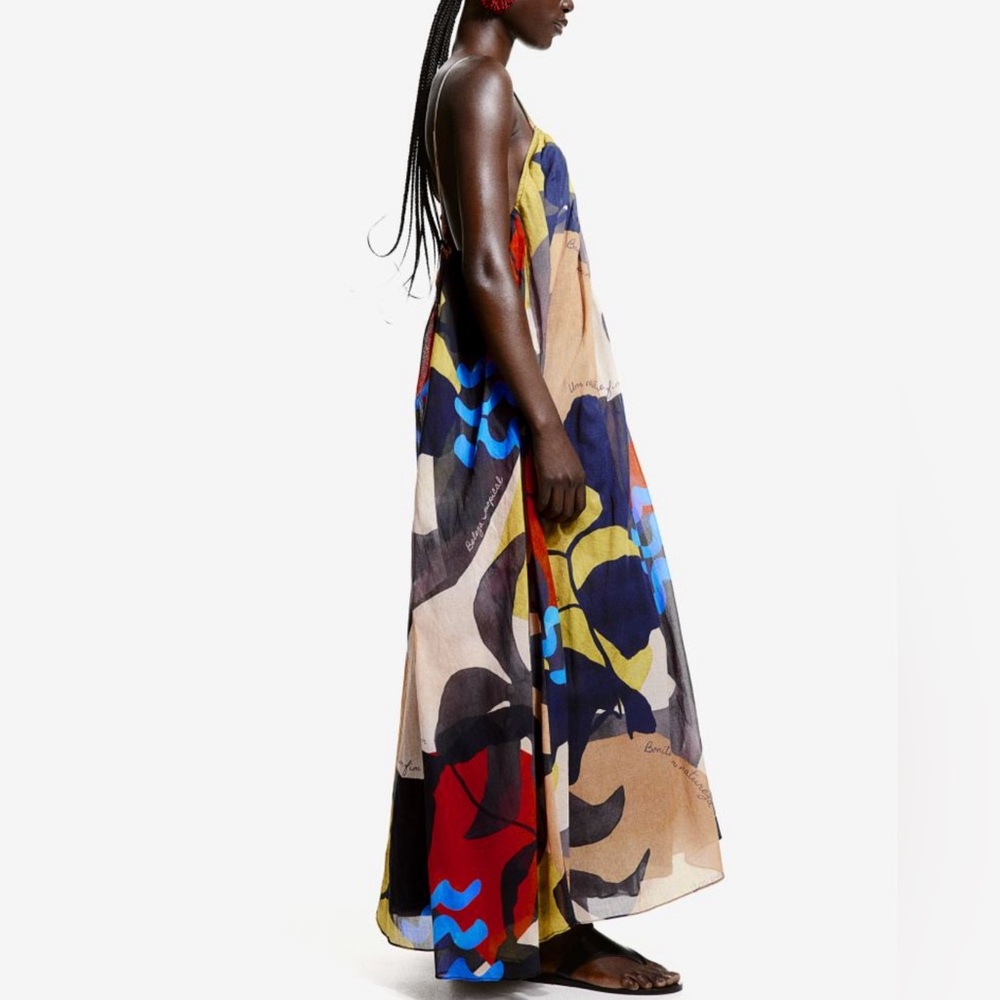 HM A-LINE MAXI DRESS - Picture 3 of 7